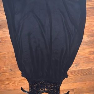 Black lace dress